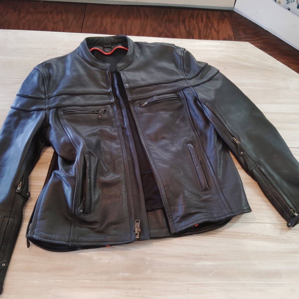 Men's Black Leather Jacket